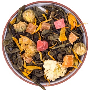 Чай зеленый ароматизированный "Сочная Ягода"